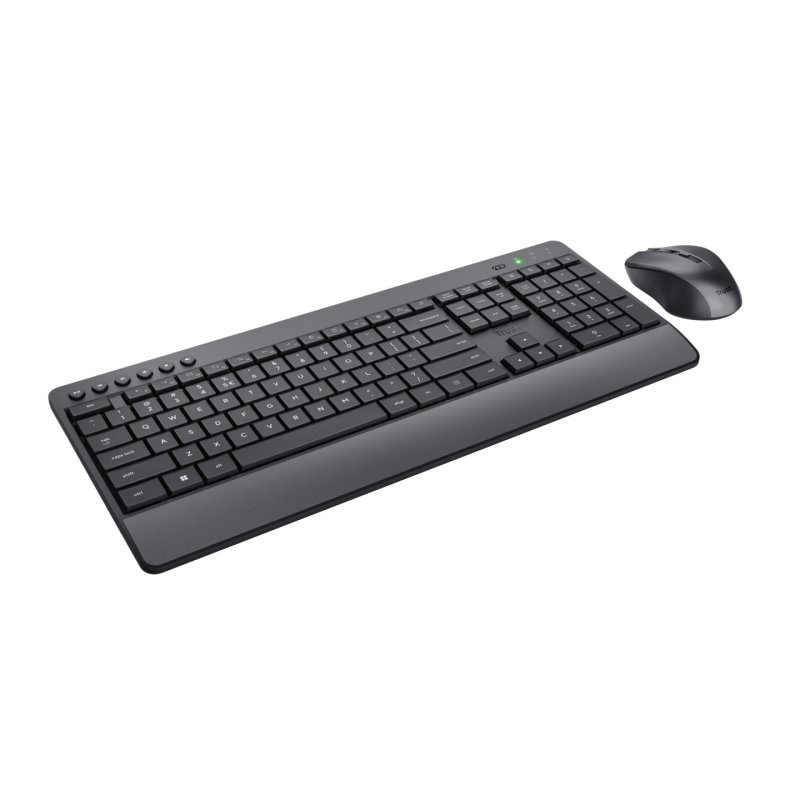 Trust Trezo keyboard Mouse included Office RF Wireless QWERTZ Swiss Black