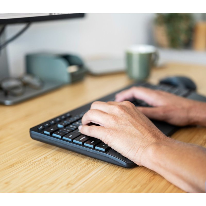 Trust Trezo clavier Souris incluse Bureau RF sans fil QWERTZ Suisse Noir