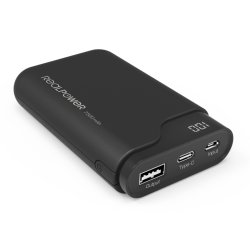 RealPower Powerbank PB-7500C schwarz 7.500mAh