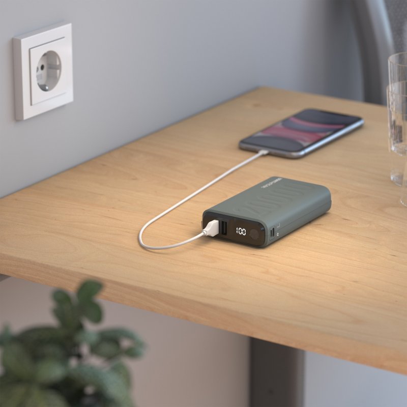 RealPower Powerbank PB-20000 PD Midnight Green 20.000mAh