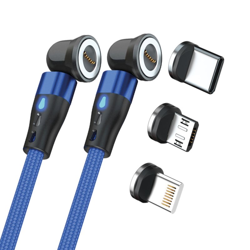 RealPower MagneticCharge2 USB cable 1 m Blue