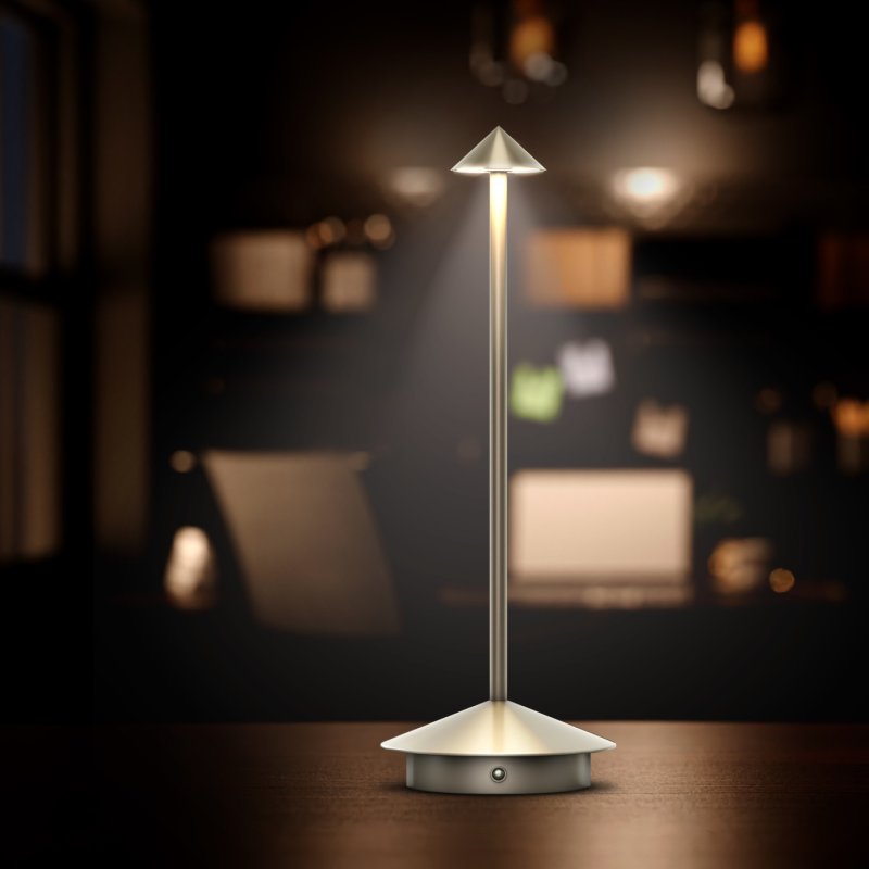 RealPower 463605 lampe de table LED Aluminium