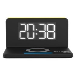 RealPower ChargeAir Digital alarm clock Black