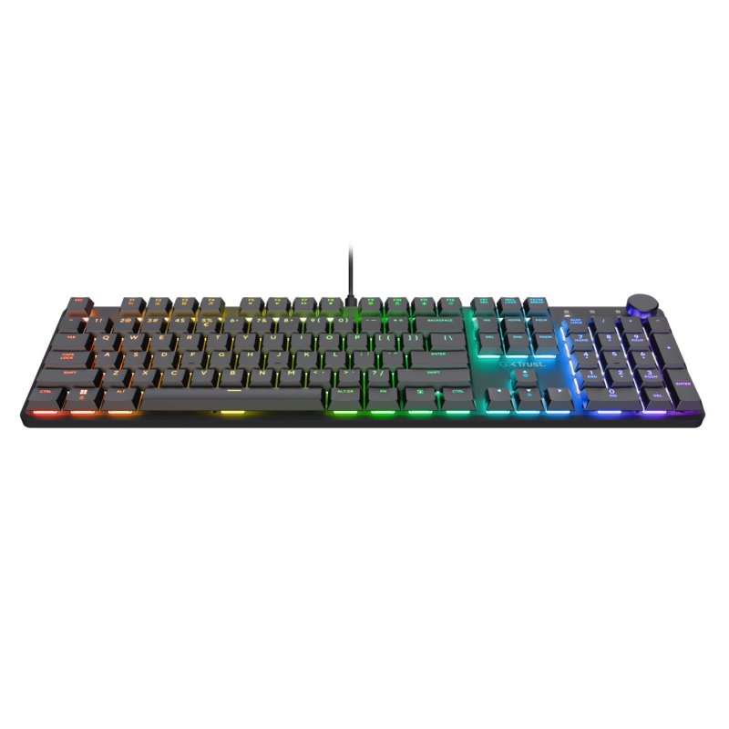 Trust GXT 866 Torix keyboard Gaming USB QWERTZ German Black