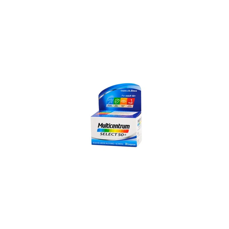 Haleon Italy Srl Multicentrum Select 50 Multivitamin And Multimineral Supplement 30 Tablets