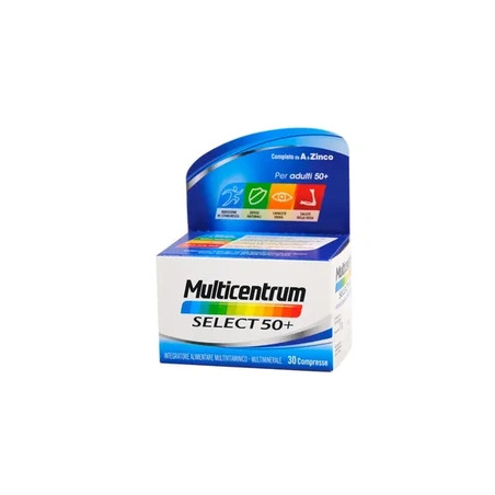 Haleon Italy Srl Multicentrum Select 50 Multivitamin And Multimineral Supplement 30 Tablets