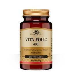 Vita Folic 400 Solgar 100 Tablets