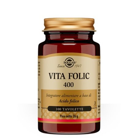 Vita Folic 400 Solgar 100 Tablets