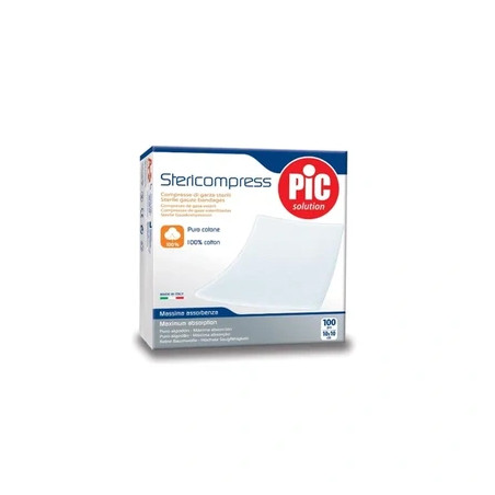 Pikdare Stericompress Pic Sterile Gauze 100 Pieces 10x10 Cm
