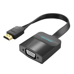Convertisseur Vention HDMI 1.4 vers VGA (D-sub DE-15) 15cm M/F (Noir)