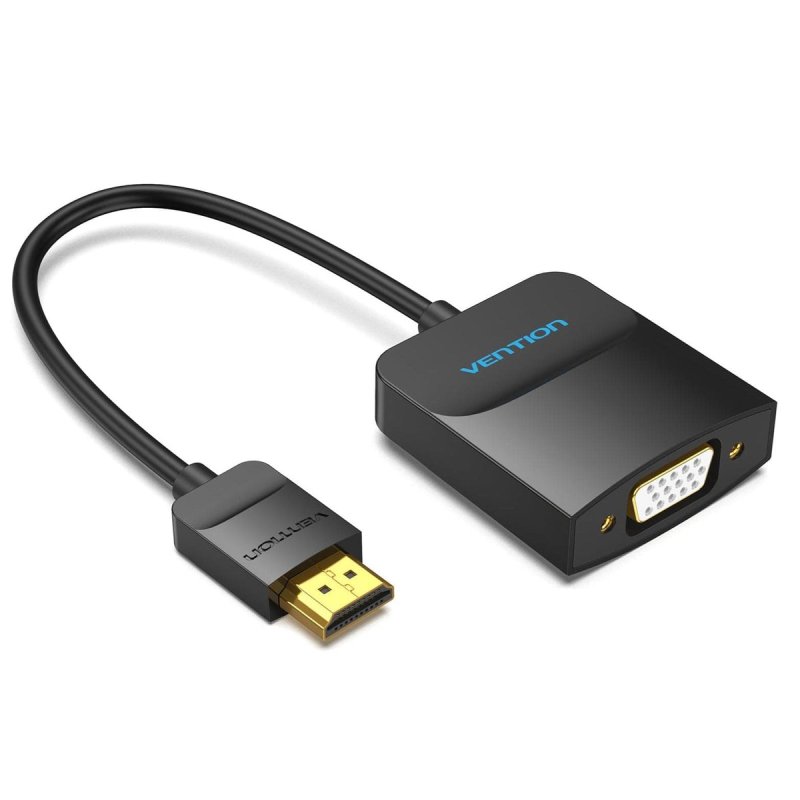 Vention 42154 câble vidéo et adaptateur 0,15 m HDMI Type A (Standard) VGA (D-Sub) Noir
