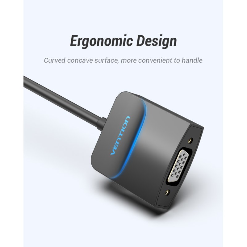 Vention HDMI to VGA Converter 0.15M Black