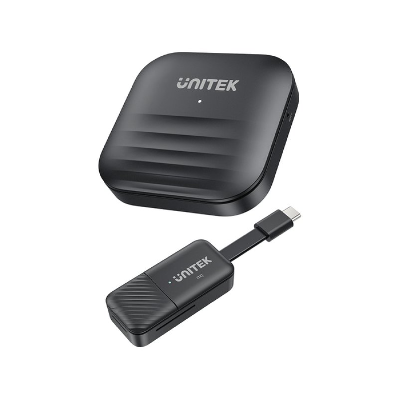 UNITEK V1184A01 AV extender AV transmitter & receiver Black