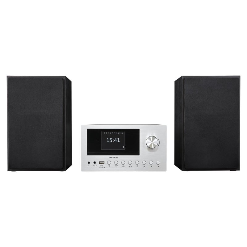 MEDION LIFE P85003 Home audio micro system 30 W Black, Silver