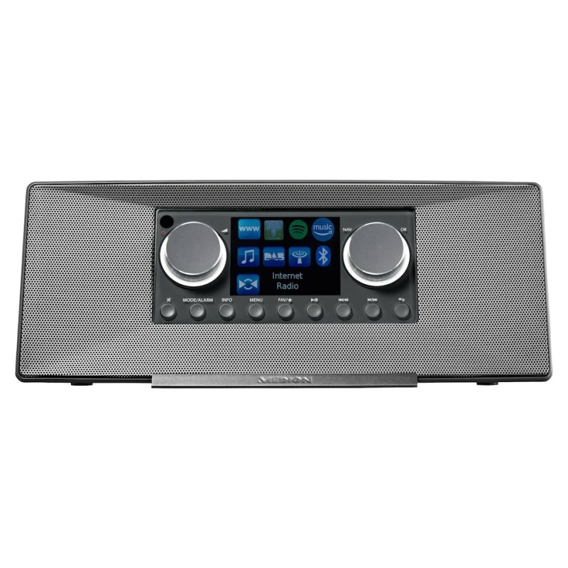 Medion MD 89289 Stereo Internetradio grau
