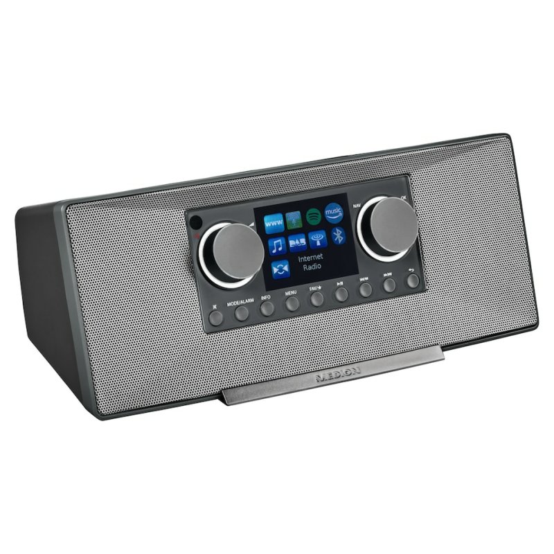Medion MD 89289 Stereo Internetradio grau