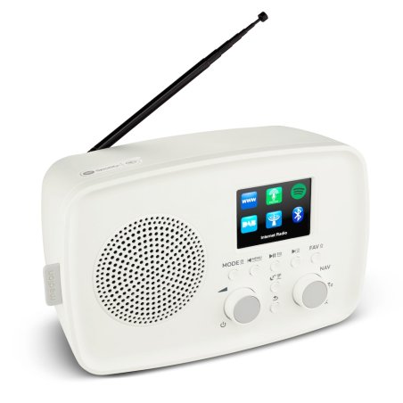 MEDION 50078821 Radio portable Internet Blanc