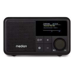 Medion LIFE® S66822 Tragbares DAB Radio schwarz