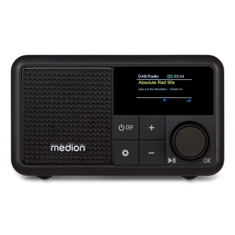 Medion LIFE® S66822 Tragbares DAB Radio schwarz