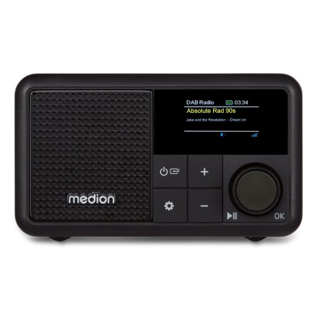 Medion LIFE® S66822 Tragbares DAB Radio schwarz