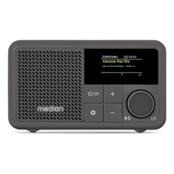 Medion LIFE® S66822 Tragbares DAB Radio grau