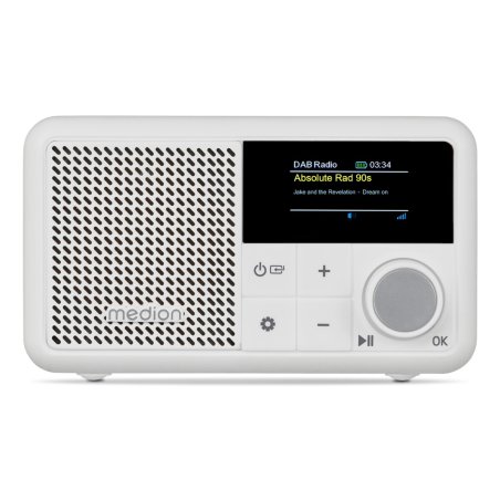 MEDION LIFE S66822 Tragbares Portable Numérique Blanc