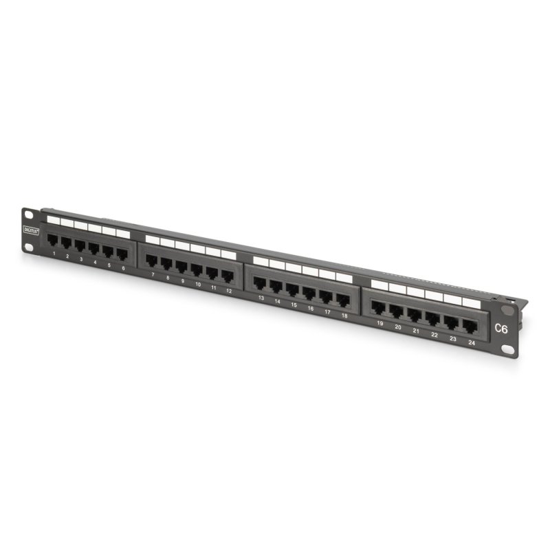 Digitus CAT 6, class E patch panel, unshielded
