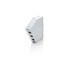 Digitus Répartiteur d'épissures FO sur profilé chapeau, Coudé, 6 SC SX/LC DX, Gris