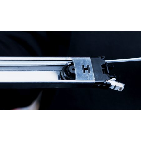 PATCHBOX Plus Kupferkassette einziehbar CAT 6a UTP 1,8m wei fr bis zu 30HE