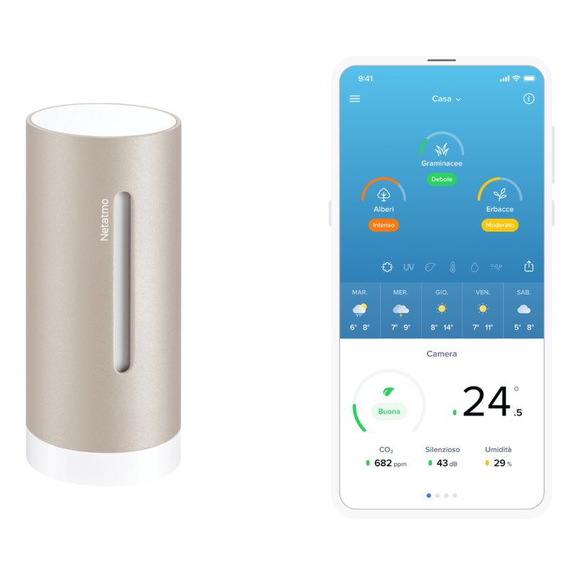 Netatmo NIM-S-WW digital weather station Sand Battery