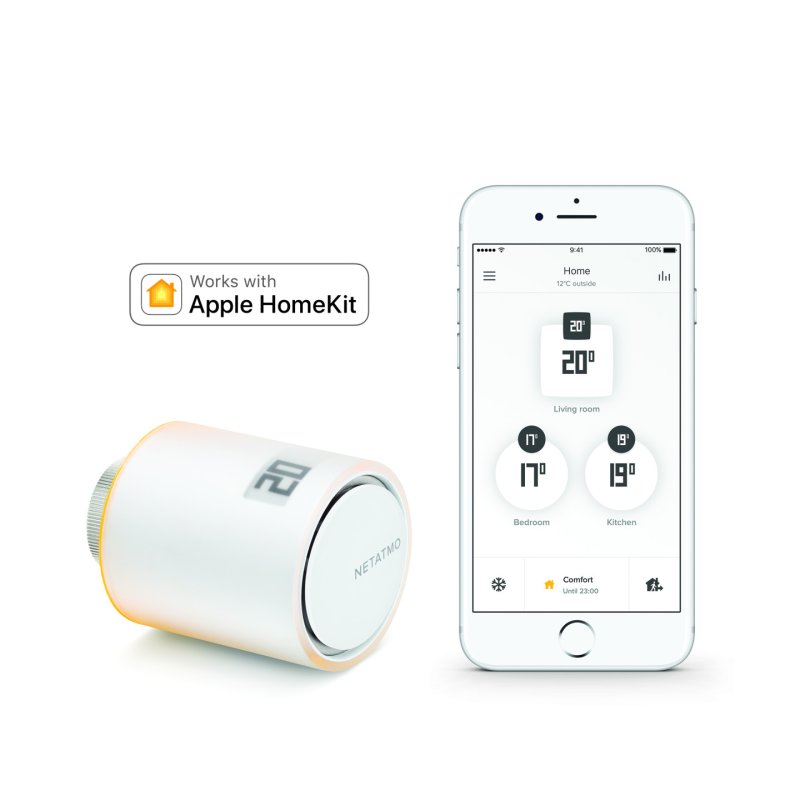 Netatmo Zusätzliches Smartes Heizkörperthermostat (DE)
