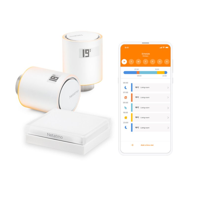 Netatmo NVP01-DE thermostatic radiator valve Suitable for indoor use