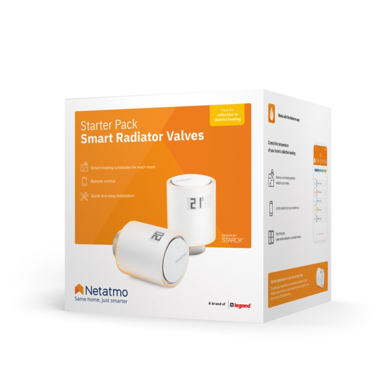 Netatmo NVP01-DE thermostatic radiator valve Suitable for indoor use