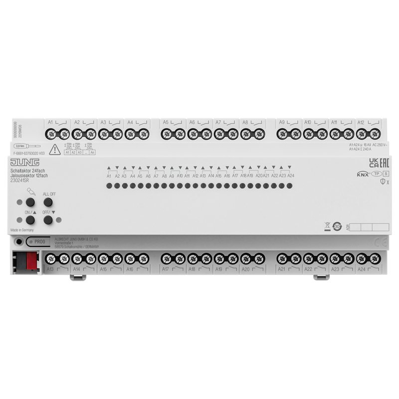 Jung 230241SR KNX Schaltaktor 24f KNX Jalousieaktor
