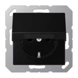 JUNG A 1520 BFKL SWM socket-outlet Type F Black, Graphite