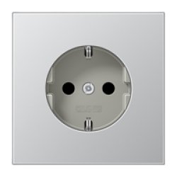 JUNG AL 1520 socket-outlet CEE 7/3 Aluminium