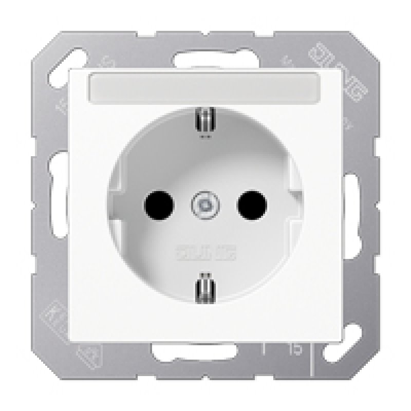JUNG A 1520 BFKINA WW socket-outlet Type F White