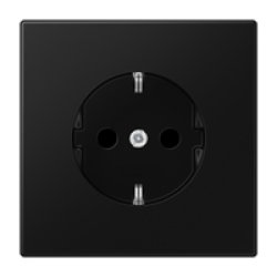JUNG LS 1520 SWM socket-outlet Type F Black