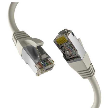 EFB RJ45 Patchkabel S/FTP PIMF Cat8.1 10.00m grau
