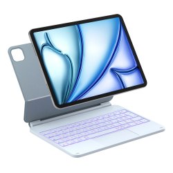 Inateck Magnetische Tastaturhülle, blau für iPad Air 11" M3/M2 (2025/2024), iPad Air 6/5/4, iPad Pro 11" 4/3/2/1