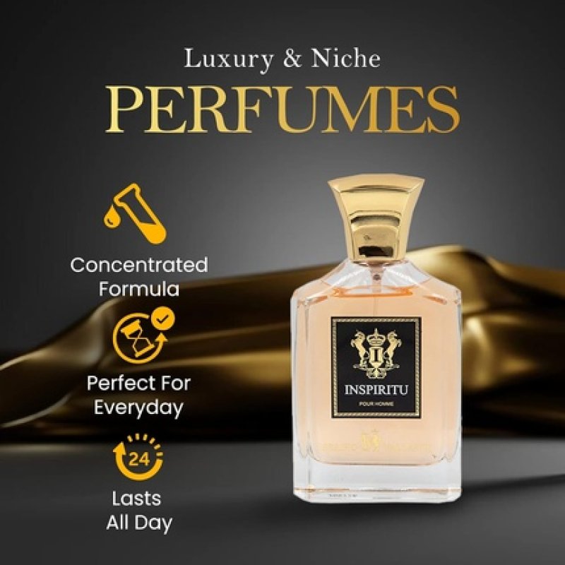 Dumont Inspiritu Pour Homme 34oz Luxury Perfume for Men - Musky & Masculine