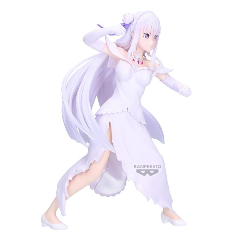 RE ZERO - Emilia - Figurine Espresto 22cm