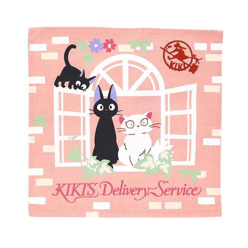 KIKI LA PETITE SORCIERE - Douce Rose - Housse de Coussin Natsu 45x45cm