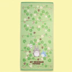 MON VOISIN TOTORO - Totoro Feuille Verte - Serviette de bain 70x140cm