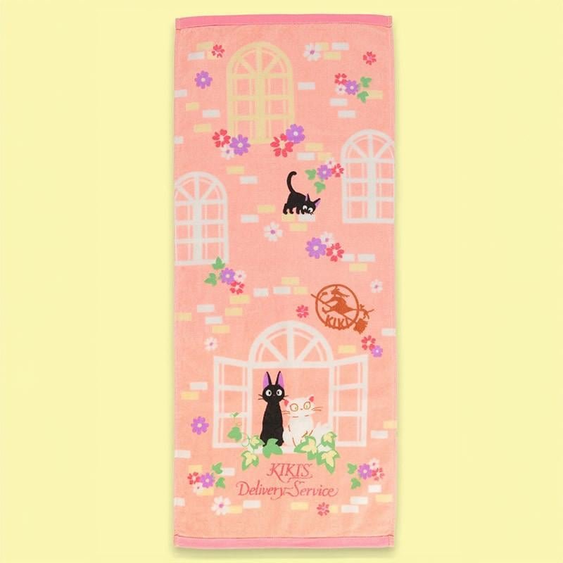 KIKI LA PETITE SORCIERE - Douce Rose - Serviette Natsu 34x80cm