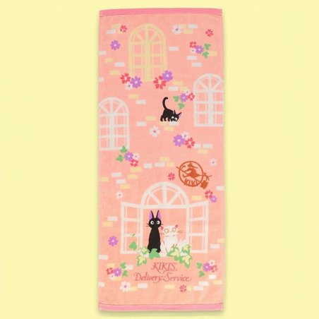 KIKI LA PETITE SORCIERE - Douce Rose - Serviette Natsu 34x80cm