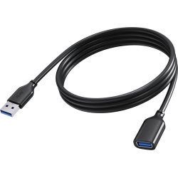 Vision TC 2MUSB3.0EXT/BL USB cable USB 3.2 Gen 1 (3.1 Gen 1) 2 m USB A Black