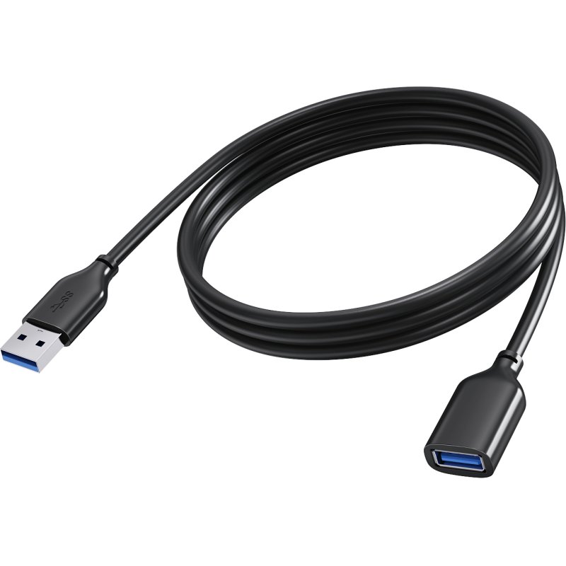 Vision TC 2MUSB3.0EXT/BL USB cable USB 3.2 Gen 1 (3.1 Gen 1) 2 m USB A Black