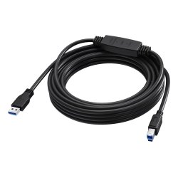 VISION 5 m Black USB 3.0 booster cable