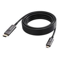 Vision TC 10MUSBCHDMI /BL câble vidéo et adaptateur 10 m USB Type-C HDMI Type A (Standard) Noir
